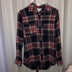 BLUE AND RED FLANNEL